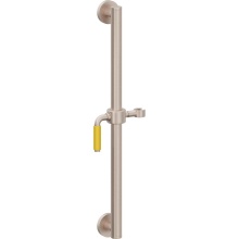 California Faucets 9424S-41-YP-PC - 24'' Grab Bar with Slide