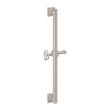 California Faucets 9424S-85W-PC - 24'' Grab Bar with Slide