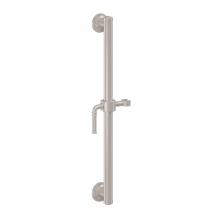 California Faucets 9424S-C1-MWHT - 24'' Grab Bar with Slide