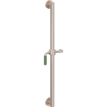 California Faucets 9430S-41-GP-PC - Slide Bar Handshower Kit - Green Porcelain Lever Handle with Round Base