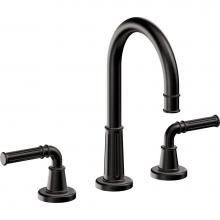 California Faucets C102ZBF-MBLK - 8'' Widespread Lavatory Faucet with Completely Finished ZeroDrain