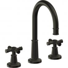 California Faucets C102XZBF-BTB - 8'' Widespread Lavatory Faucet with Completely Finished ZeroDrain