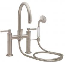 California Faucets 1308-69.20-PC - Traditional Deck Mount Tub Filler