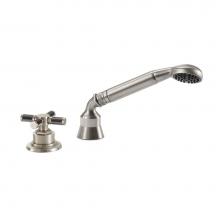 California Faucets TO-30XF.15S.18-PC - Contemporary Handshower & Diverter Trim Only for Roman Tub