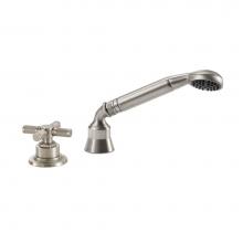 California Faucets TO-30XK.15S.18-PC - Contemporary Handshower & Diverter Trim Only for Roman Tub