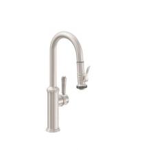 California Faucets K10-101SQ-55-PC - Pull-Down Prep/Bar Faucet with Squeeze or Button Sprayer