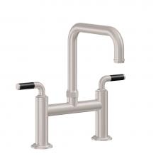California Faucets K30-123-FL-PC - Bridge Kitchen Faucet - Quad Spout