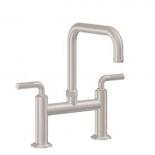 California Faucets K30-123-KL-PC - Bridge Kitchen Faucet - Quad Spout