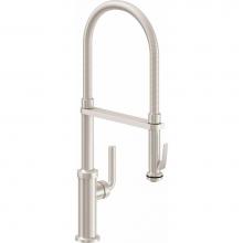 California Faucets K30-150SQ-SL-PC - Culinary Pull-Out Kitchen Faucet with Squeeze Sprayer
