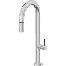 California Faucets K50-101-BSST-PC - Pull-Down Prep/Bar Faucet with Button Sprayer