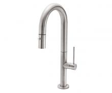 California Faucets K50-101-ST-PC - Pull-Down Prep/Bar Faucet with Button Sprayer