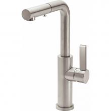 California Faucets K51-111-FB-MWHT - Pull-Out Kitchen Faucet