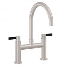 California Faucets K51-120-E3B-PC - Bridge Kitchen Faucet - Arc Spout