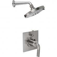 California Faucets KT01-30K.18-PC - Descanso StyleTherm® 1/2'' Thermostatic Shower System with Single Showerhead