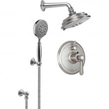 California Faucets KT02-33.18-PC - Montecito StyleTherm® 1/2'' Thermostatic Shower System with Showerhead and Handshow