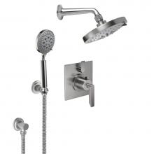 California Faucets KT02-45.20-PC - StyleTherm® 1/2'' Thermostatic Shower System with Showerhead and Handshower on Hook