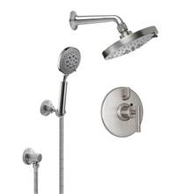 California Faucets KT02-66.18-RBZ - Tiburon Styletherm 1/2'' Thermostatic Shower System with Showerhead and Hand Shower