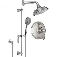 California Faucets KT03-33.20-PC - StyleTherm® 1/2'' Thermostatic Shower System with Handshower Slide Bar