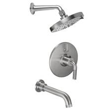 California Faucets KT04-30K.18-RBZ - Descanso Styletherm 1/2'' Thermostatic Shower System with Shower Head and Tub Spout