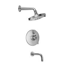 California Faucets KT04-66.20-RBZ - Tiburon Styletherm 1/2'' Thermostatic Shower System with Shower Head and Tub Spout
