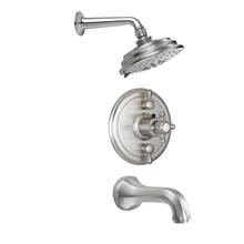 California Faucets KT05-47.18-RBZ - Monterey  Styletherm 1/2'' Thermostatic Shower System with Shower Head and Tub Spout