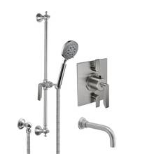 California Faucets KT06-45.18-RBZ - Rincon Bay Styletherm 1/2'' Thermostatic Shower System with Hand Shower Slide Bar and Tu