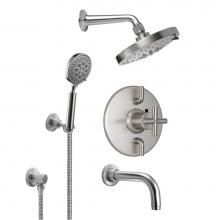California Faucets KT07-65.25-PC - StyleTherm® 1/2'' Thermostatic Shower System with Handshower Hook and Tub Spout