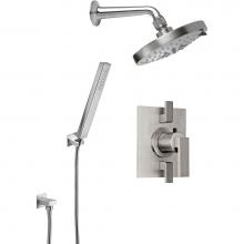 California Faucets KT12-77.18-PC - Morro Bay StyleTherm® 1/2'' Thermostatic Shower System with Showerhead and Handshow