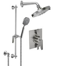 California Faucets KT13-45.18-RBZ - Rincon Bay Styletherm 1/2'' Thermostatic Shower System with Showerhead and Hand Shower o