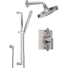 California Faucets KT13-77.25-PC - StyleTherm® 1/2'' Thermostatic Shower System with Showerhead and Handshower on Slid