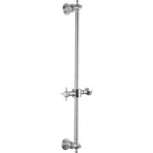 California Faucets SB-34-PC - Wall Mounted Slide Bar