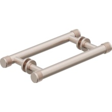 California Faucets SD-TBD-30K-08-PC - 8'' Double Shower Towel Bars / Door Handles - Knurled