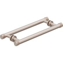 California Faucets SD-TBD-30K-12-PC - 12'' Double Shower Towel Bars / Door Handles - Knurled