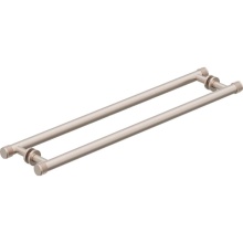California Faucets SD-TBD-30K-24-PC - 24'' Double Shower Towel Bars / Door Handles - Knurled