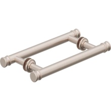 California Faucets SD-TBD-60-08-PC - 8'' Double Shower Towel Bars / Door Handles - Traditional