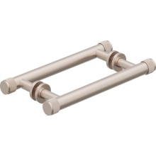 California Faucets SD-TBD-85-08-PC - 8'' Double Shower Towel Bars / Door Handles - Coined