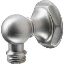 California Faucets SH-10-47-MWHT - Decorative Supply Elbow - Hex Base