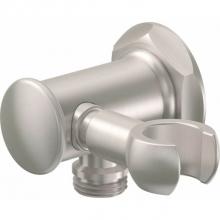 California Faucets SH-25S-47-PC - Supply Elbow with Swivel Handshower Holder - Hex Base