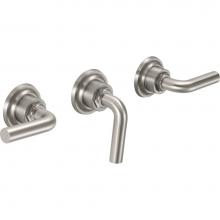 California Faucets TO-3003L-PC - 3 Handle Tub and Shower Trim Only