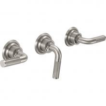 California Faucets TO-3003KL-PC - 3 Handle Tub and Shower Trim Only