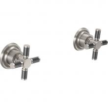 California Faucets TO-3006XFL-PC - 2 Handle Tub or Shower Trim Only