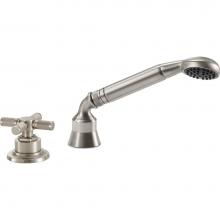 California Faucets 30XK.15S.18-PC - Complete Handshower & Diverter for Roman Tub