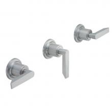 California Faucets TO-4503L-MOB - 3 Handle Tub and Shower Trim Only