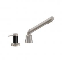 California Faucets TO-52F.62.20-PC - Handshower & Diverter Trim Only for Roman Tub - Carbon Fiber Insert