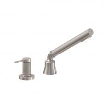 California Faucets TO-52K.62.18-PC - Handshower & Diverter Trim Only for Roman Tub - Knurled Insert