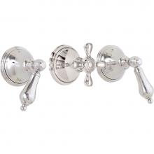California Faucets TO-5503L-PC - 3 Handle Tub and Shower Trim Only
