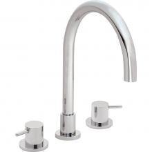 California Faucets 6208-MWHT - Complete Roman Tub Set