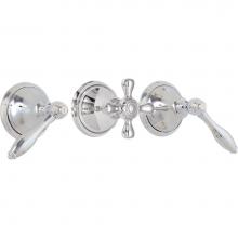 California Faucets TO-6403L-PC - 3 Handle Tub and Shower Trim Only