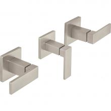 California Faucets TO-7703L-PC - 3 Handle Tub and Shower Trim Only