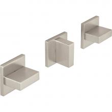 California Faucets TO-7703RL-PC - 3 Handle Tub and Shower Trim Only